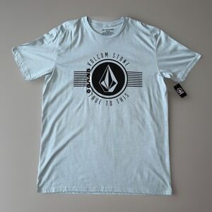 NWT Volcom Stone Blue/Gray T Shirt Mens Size XL